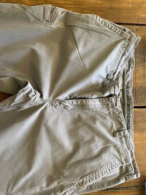 Duluth Trading Co big and tall 42x34 Tan/Gray Men's Chinos